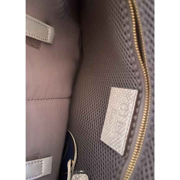 Pocketbook Clutch G.i.L.l. Pebble Leather Resembling a Snow Leopard Leather - Picture 4 of 8